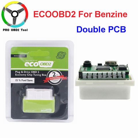 15% Fuel Save EcoOBD2 For Benzine Petrol Gasoline Cars Eco OBD2 Diesel NitroOBD2 Chip Tuning Box Plug & Driver Diagnostic Tool