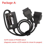 Professional Lexia3 V48 Diagbox V7.83 Module S.1279 Lexia Lexia 3 PP2000 V25 Diagnostic Connector S1279 for Peugeot for Citroen