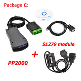 Professional Lexia3 V48 Diagbox V7.83 Module S.1279 Lexia Lexia 3 PP2000 V25 Diagnostic Connector S1279 for Peugeot for Citroen