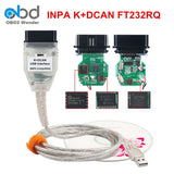Newly Released For BMW Inpa K DCAN USB Cable With Switch FTDI FT232RQ Chip INPA K+CAN Car Diagnostic Scanner Ediabas