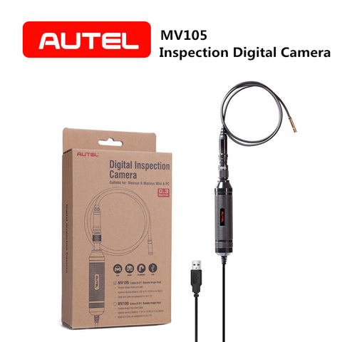 AUTEL MV105 5.5mm LED Car Inspection Digital Camera Waterproof Endoscope Diagnostic Tool Videoscope Borescope MaxiSys Series PC
