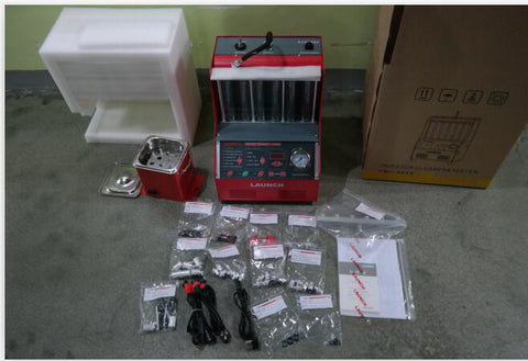Launch CNC 602A Injector Cleaner Tester fuel injector cleaning machine with English Panel Washing Tool Car wash and maintenance