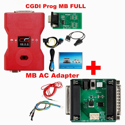 CGDI Prog MB For Benz Support All Key Lost Fastest Add Key With ELV Adapter&Simulator&AC Adapter&EIS ELV Original CGDI For Benz