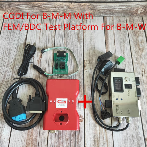 CGDI Prog for BMW MSV80 Auto Key Programmer+FEM/BDC Test Platform+Reading 8 Foot Chip For BMW