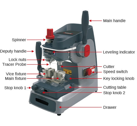 Original Xhorse Condor XC-002 Ikeycutter Mechanical Key Cutting Machine Three Years Warranty