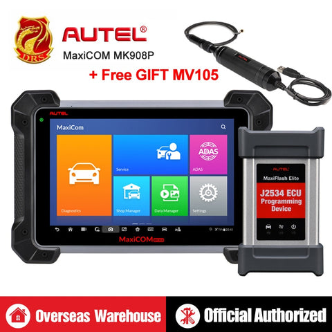 Autel MaxiCOM MK908P MS908P Automotive Diagnostic Tool OBD2 Scanner All System ECU programming J2534 Programmer PK Maxisys Elite