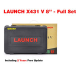 LAUNCH X431 V 8 Bluetooth Wi-Fi Full System Car Diagnostic tool Support ECU Coding X-431 V Pro Mini Auto Scanner update online