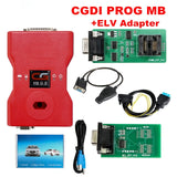 CGDI Prog MB For Benz Support All Key Lost Fastest Add Key With ELV Adapter&Simulator&AC Adapter&EIS ELV Original CGDI For Benz