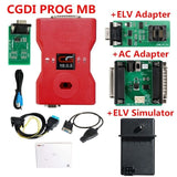 CGDI Prog MB For Benz Support All Key Lost Fastest Add Key With ELV Adapter&Simulator&AC Adapter&EIS ELV Original CGDI For Benz