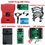 CGDI Prog MB For Benz Support All Key Lost Fastest Add Key With ELV Adapter&Simulator&AC Adapter&EIS ELV Original CGDI For Benz